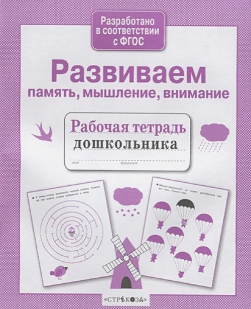 Р/т дошкольника. Развиваем память, мышление, внимание