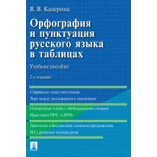 Орфография и пунктуация русского языка в таблицах. Уч. пос.-2-е изд., испр. и доп