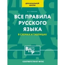 Все правила русского языка для начальной школы в схемах и таблицах