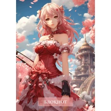 Блокнот в клетку. Аниме (А4, 48 л., на пружине)