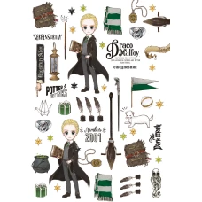 Драко Малфой. Ежедневник недатированный. Коллекция &ldquo;Cute kids&rdquo; (А5, 64 л., цветной блок)