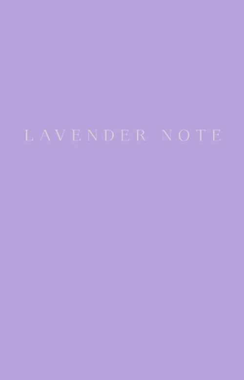 Lavender Note. Мои лавандовые мечты. Блокнот с цветными страницами (обложка на ткани)
