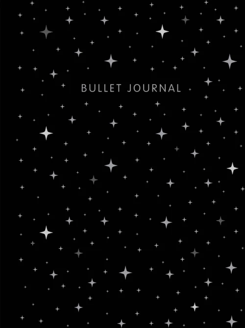 Блокнот в точку: Bullet Journal (ночное небо 160 c. с наклейками)