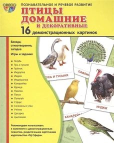 Демонстр. картинки "Птицы дом. и декор"(173х220мм)