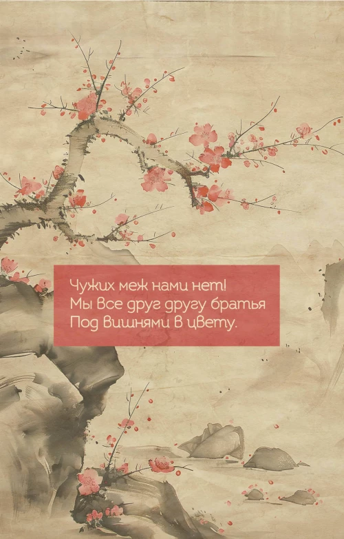 Вишни в цвету. Ежедневник недатированный (А5 72 л.)