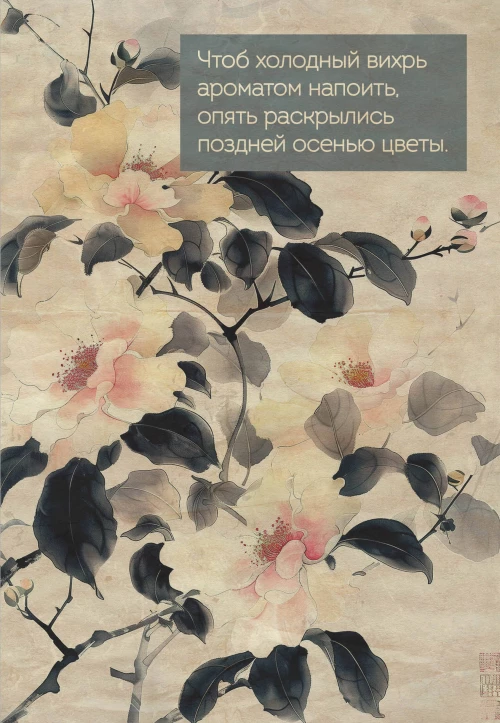 Цветы Японии. Ежедневник недатированный (А5 72 л.)