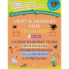 Окружающий мир: Тренажер. 4 кл. Самые важные темы программы с проверочными заданиями и ответами