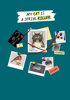 Блокнот My Cat Is a Serial Killer (А5 144 стр. серый кот)