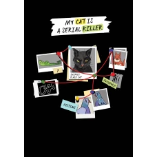 Блокнот My Cat Is a Serial Killer (А5 144 стр. черный кот)