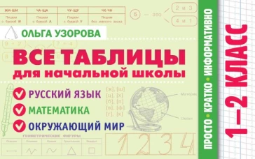 Все таблицы для начальной школы. 1&ndash;2 класс. Русский язык математика окружающий мир