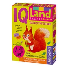 IQ Многоразовые карточки с маркером.7+ Таблица умножения