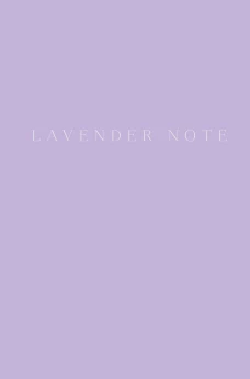Lavender Note. Мои лавандовые мечты. Блокнот с цветными страницами (А5 обложка на ткани с тиснением фольгой)