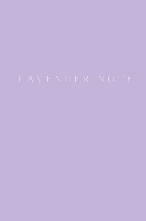 Lavender Note. Мои лавандовые мечты. Блокнот с цветными страницами (А5 обложка на ткани с тиснением фольгой)