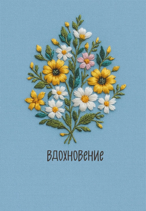 Вдохновение. Ежедневник недатированный (А5 72 л.)