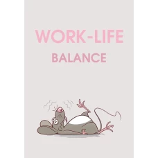 WORK-LIFE BALANCE. Ежедневник недатированный (А5 72 л.)