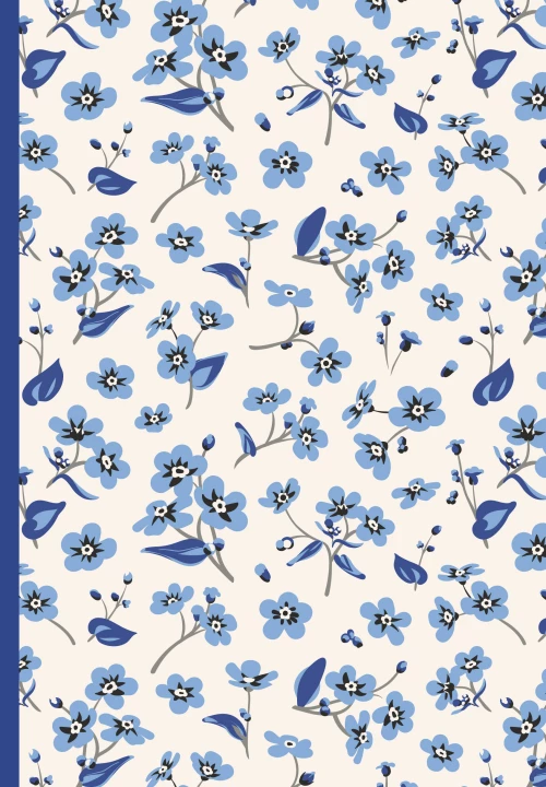 Сад забытых мыслей. Цветочный орнамент. Ежедневник недатированный (А5 72 л.)