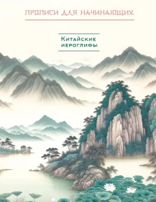 Китайские иероглифы. Прописи для начинающих (горы и реки)