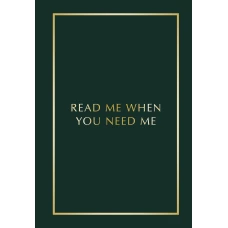 Блокнот с подсказками для писем любимому человеку. Read Me When You Need Me. Напишите упакуйте подарите!