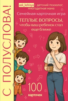 С полуслова! Семейная карточная игра. 100 вопросов чтобы ваш ребенок стал еще ближе