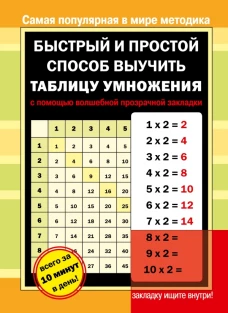 Быстрый и простой способ выучить таблицу умножения с помощью волшебной прозрачно