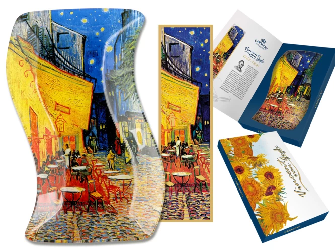 Декоративная тарелка "Ночная терраса кафе в Арле" В. Ван Гог