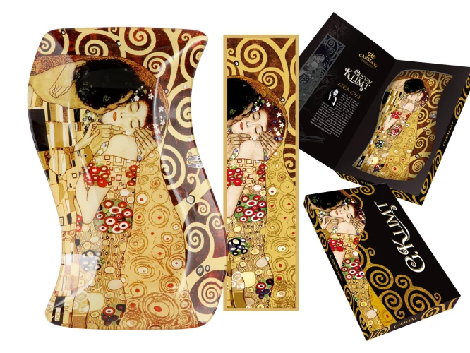 Декоративная тарелка "Поцелуй" Г. Климт